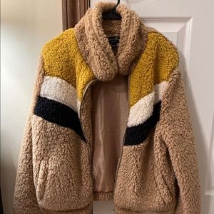 Multi Color fur jacket